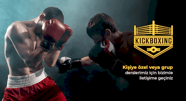 Kişiyel özel kickboks dersleri, grup kickboks dersleri